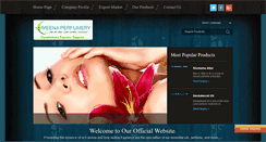 Desktop Screenshot of meenaperfumery.com